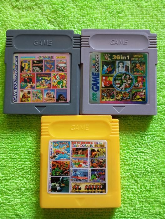 3 cartuchos Gameboy