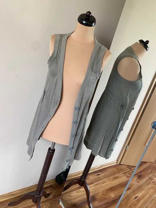 kamizelka braz sweter narzutka bezrękawnik ocieplacz m l 38 40