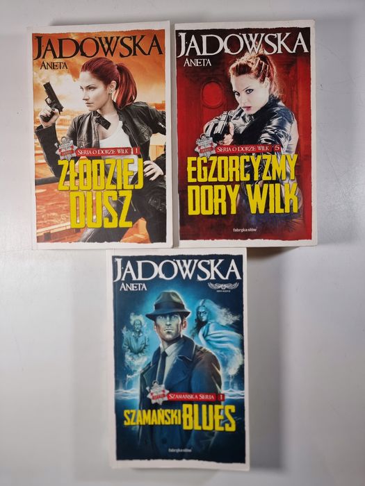 Dora Wilk + Szamański Blues / zestaw 3 książek / Aneta Jadowska