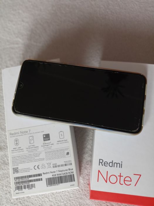 Sprzedam telefon Redmi Note 7  4GB RAM 64 GB ROM