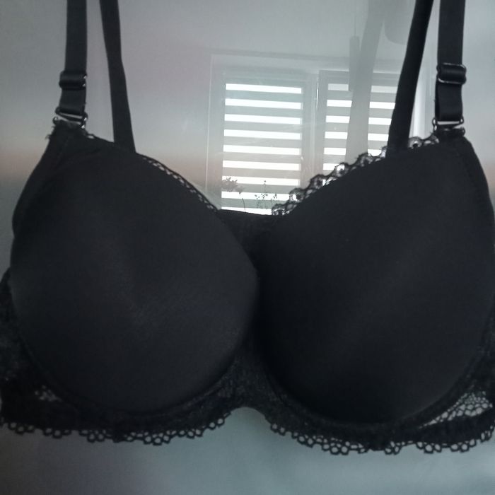 Biustonosz push up, czarny Esotiq 75B