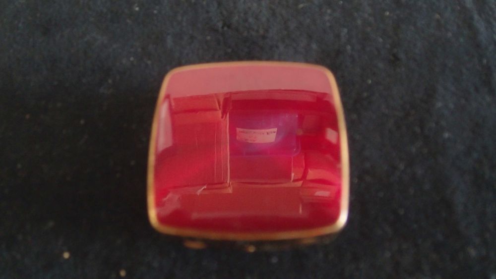 Cinzeiro antigo de bolso em metal