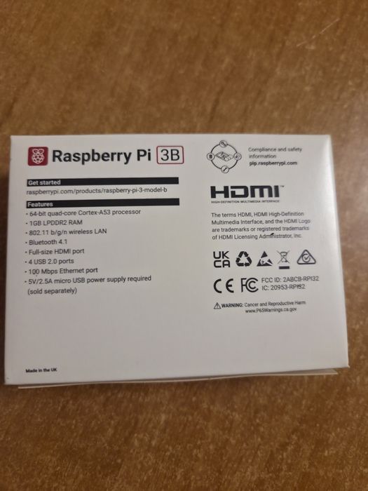 Nowe Raspberry Pi 3b
