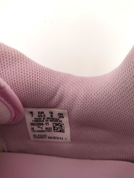 Sneakersy buty Puma Doublecourt biało-różowe 40.5 / 26 cm stan bdb