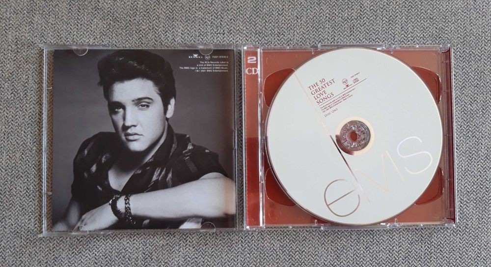 CD música Elvis Presley "The 50 Greatest Love Songs"