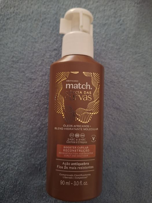 Booster Capilar Reconstrução Match Curvas Boticário