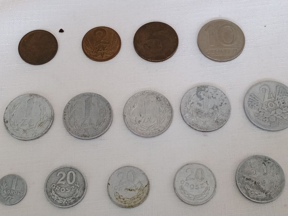 Monety z prl-u lata 1949 do 1990/15 szt