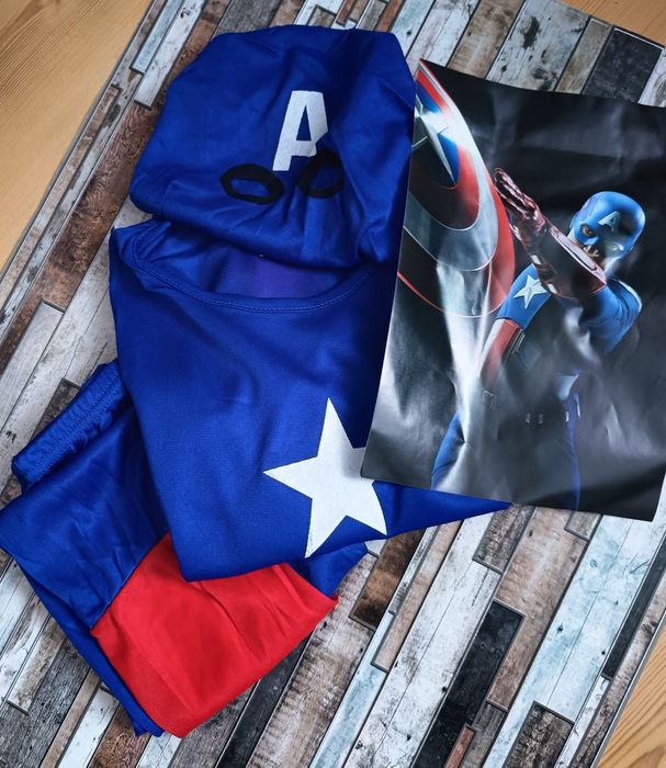 L 122-134 przebranie na bal Kapitan Ameryka