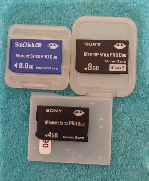 Cartões de memória Sony