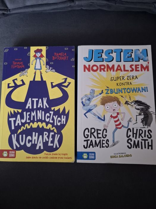 Książka Atak tajemniczych kucharek, Jestem normalsem