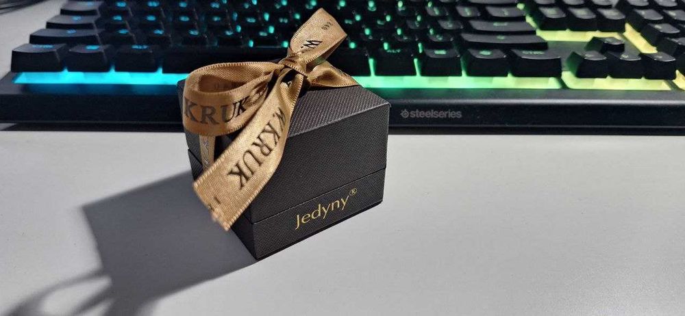 PIERŚCIONEK Zaręczynowy ZŁOTY JEDYNY W. Kruk 0,2 ct 585 rozmiar 10