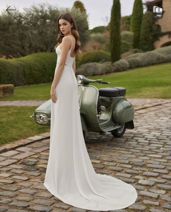 Vestido de Noiva Nunca Usado - Rosa Clará