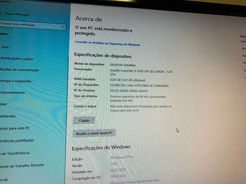 LENOVO Thinkcentre SFF i3, 4gb, 500 GB