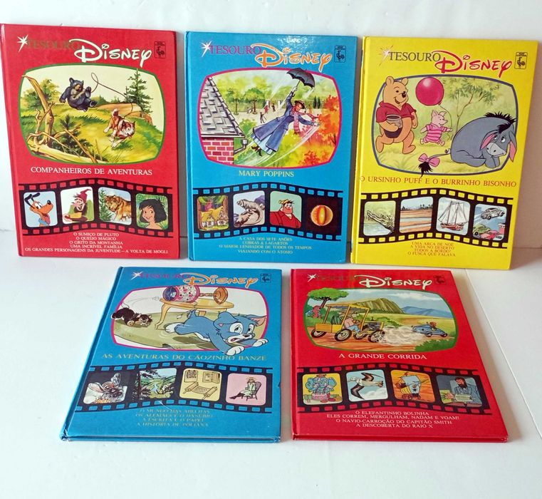 Livros da Coleção - Tesouro Disney