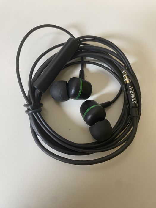 Słuchawki dokanałowe VEENAX M3 – mikrofon, etui