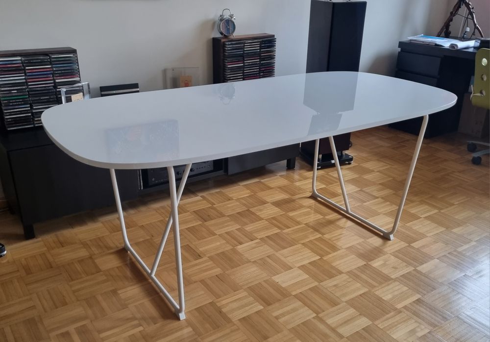 Biały duży stół IKEA 180 x 90 cm