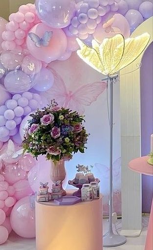 Borboleta led para festas