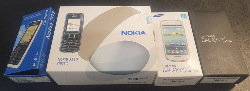 Zestaw Telefonów___Nokia 1600__3110___Samsung Galaxy III Mini___S Plus