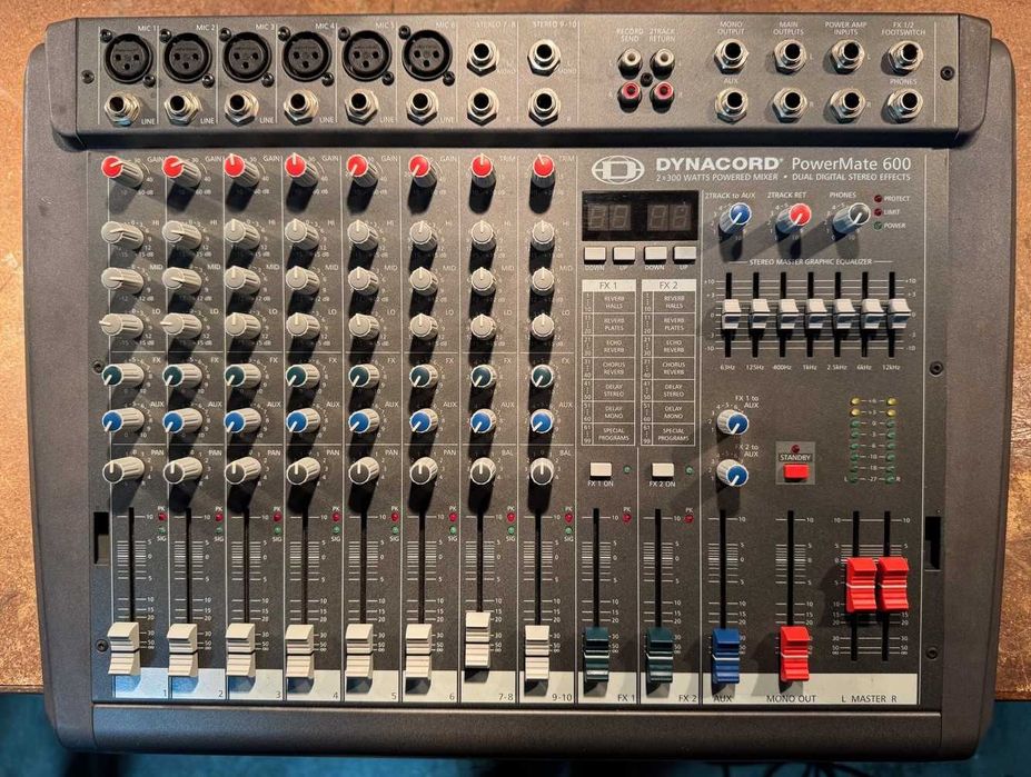 Dynacord PowerMate 600, Samson speakers, Sure microphones package