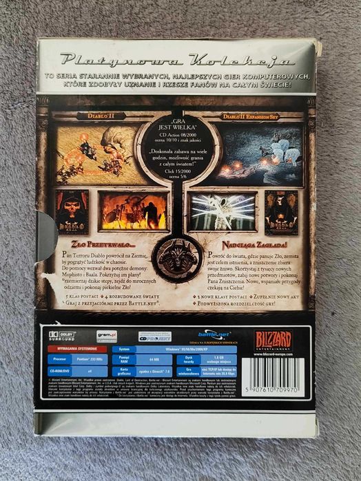 Diablo 2 + Lord of Destruction PC PL | Platynowa Kolekcja KOMPLET 4xCD