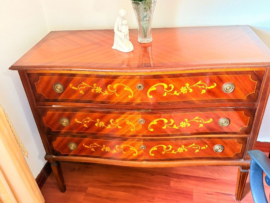 Mobília de quarto Luis XIV