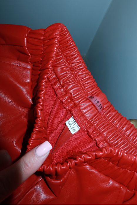 Штани з еко шкіри