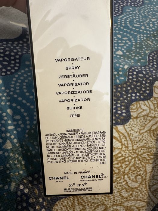 Chanel n5 Paris - eau de toilette 100 ml