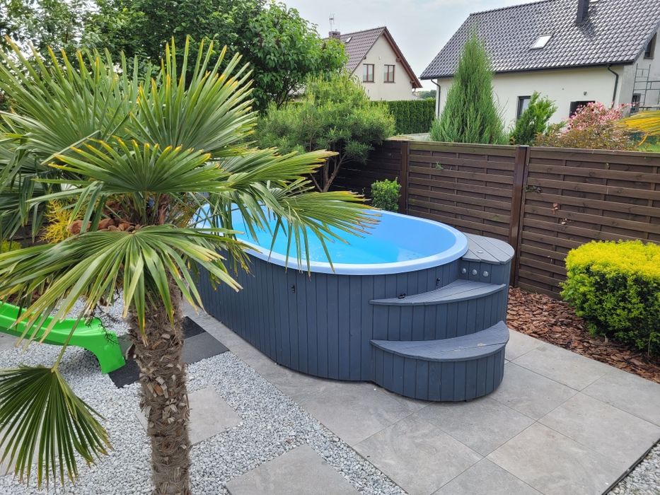Basen 4x2x1 + Hydromasaż, Pompa Ciepła filtracja, JACUZZI SPA HOT TUB