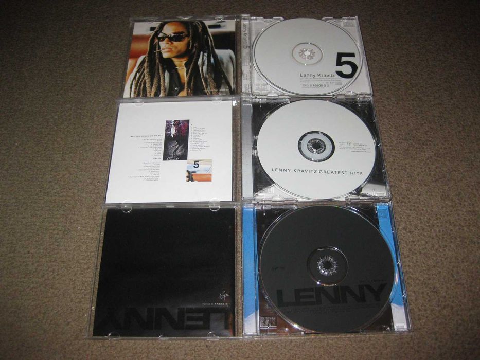 6 CDs do "Lenny Kravitz" Excelente Estado!