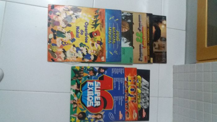 Discos vinil LP e singles