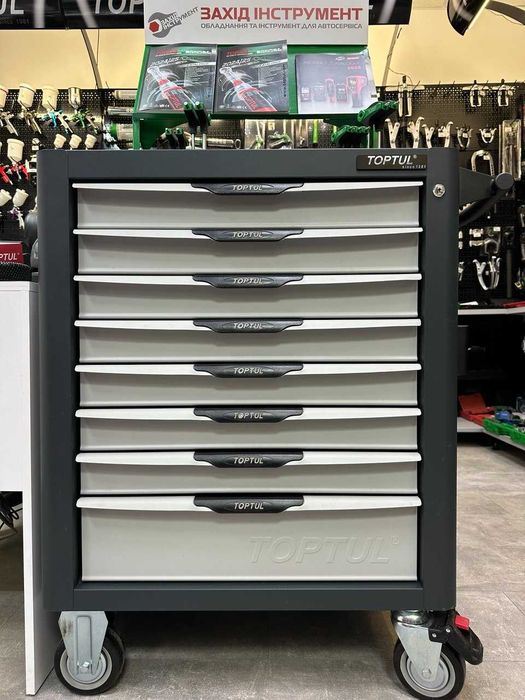 Візок з інструментом TOPTUL Ключі, набір!