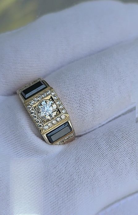 Печатка Перстень діаманти 1,65 ct