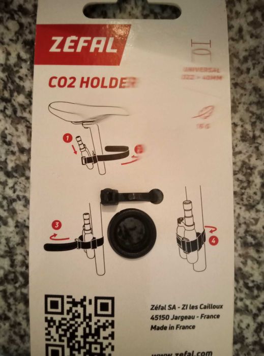 Suporte de CO2 para Bicicleta...