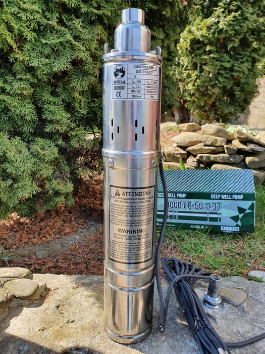 Насос для воды скважинный, глубинный, (ТІЛЬКИ ДОСТАВКА ПОШТОЮ)