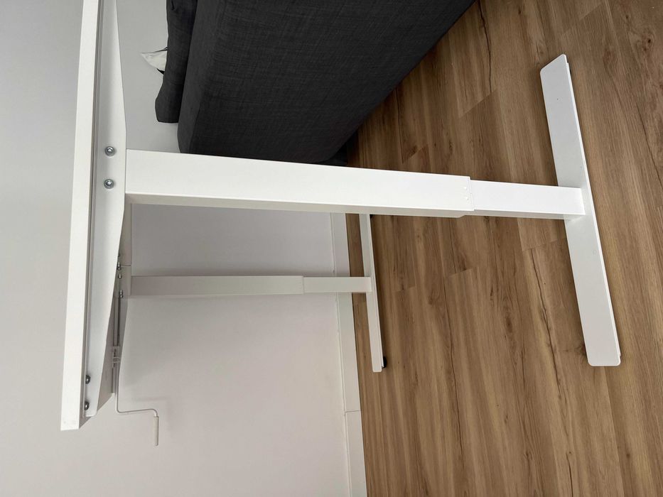 IKEA Trotten Secretária sentado/em pé, branco, 120x70 cm