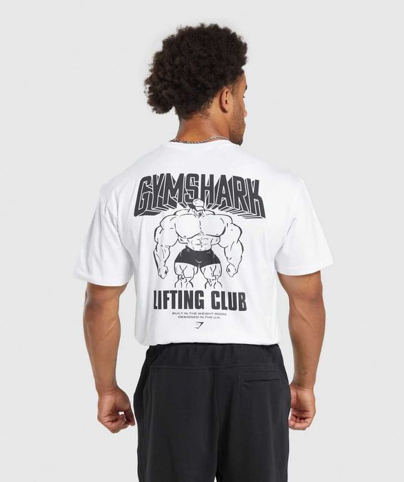 Оверсайз футболка Gymshark чоловіча / для тренувань та залу