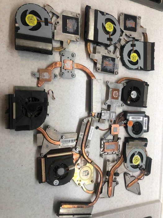 Системы охлаждения от ноутбуков цена за всё 550