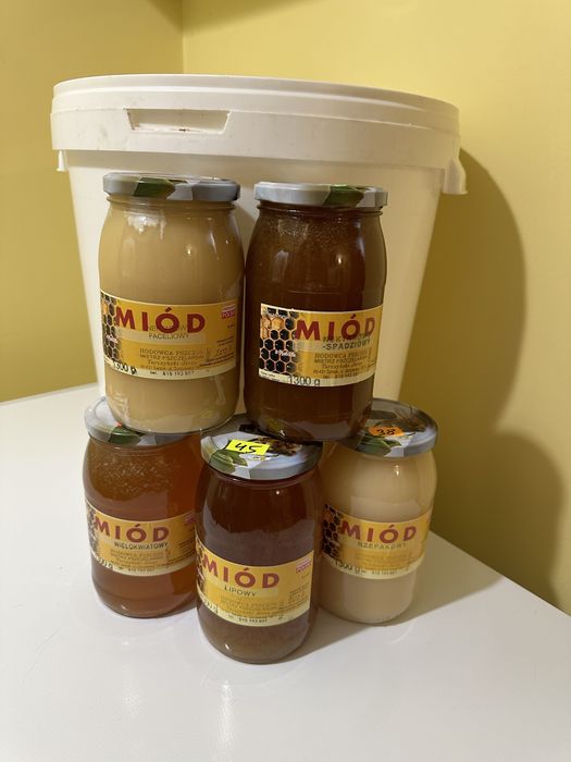 Miod pszczeli z pasieki 40 kg - polski