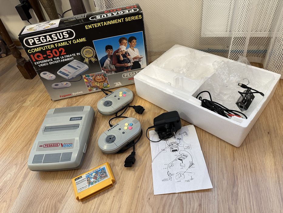 Pegasus w kolekcjonerskim stanie super mario pegazus konsola jak nintendo nes
