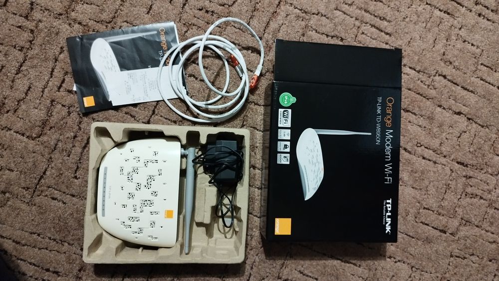 Modem router wifi td-w8950n oraz modem zxdsl 852