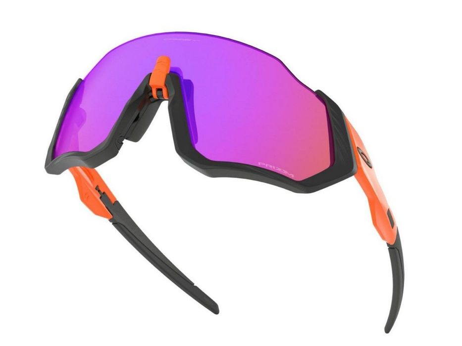 Oakley Flight Jacket Matte Black / Neon Orange + Prizm Trail ОРИГІНАЛ ФОП