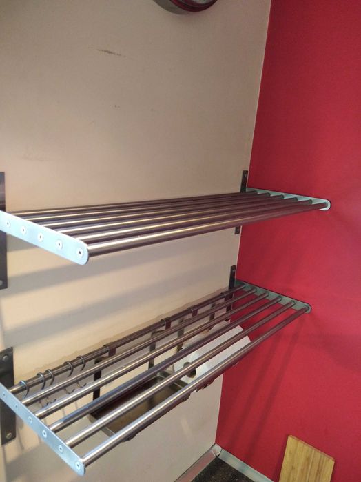Ikea Półka ścienna kuchenna stal nierdzewna 80 cm x 265 cm