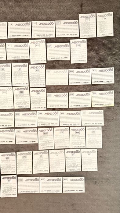 FIFA World Cup Mexico 86 naklejki 85 naklejek PANINI