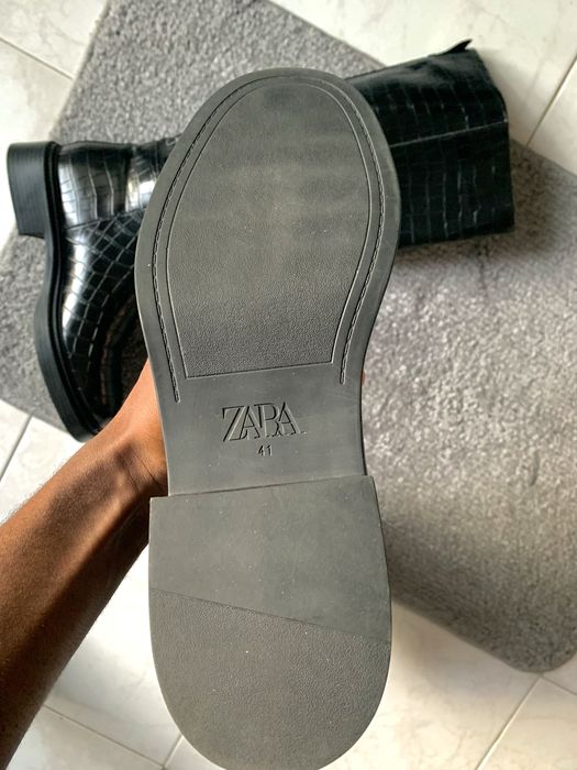Botas Cano Alto da Zara- Tamanho:41- Nunca usadas