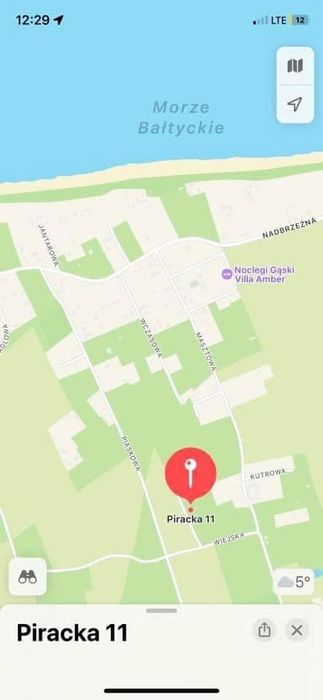 Samodzielny jeden Domek na działce nad morzem Gąski Mielno Sarbinowo