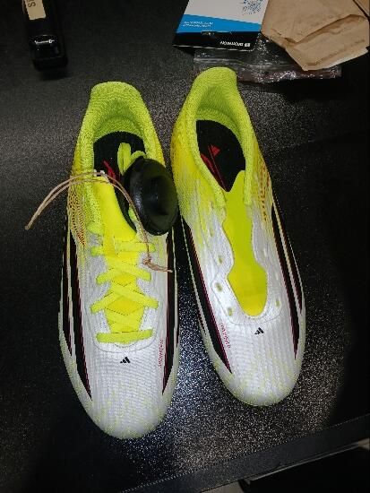 Chuteiras de Futebol Criança F50 League FG/MG Amarelo