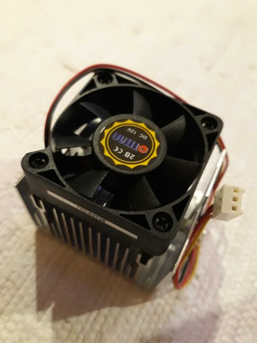 Cooler / dissipador Titan socket 370 - novo na caixa