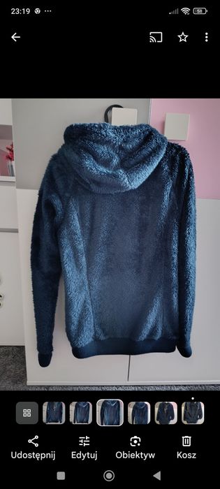 Bluza z kapturem oxylane roz S