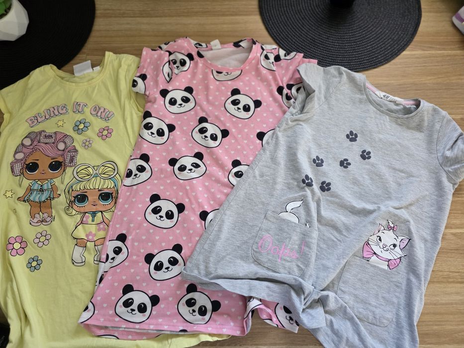 Zestaw koszuli nocnych piżamki r. 122