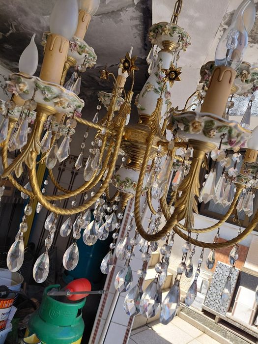 Candeeiro de sala em cristal